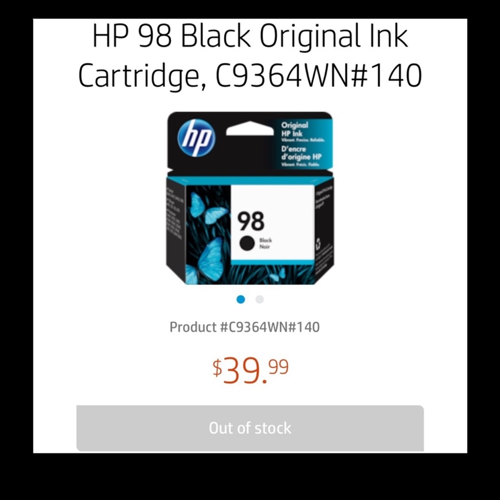 HP 98 Black